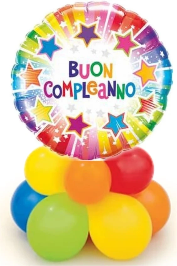 Palloncini a domicilio buon compleanno - negozio festa milano,bombole elio  milano 17,negozio palloncini milano,bombole elio milano,bombolette elio  milano,gas elio palloncini