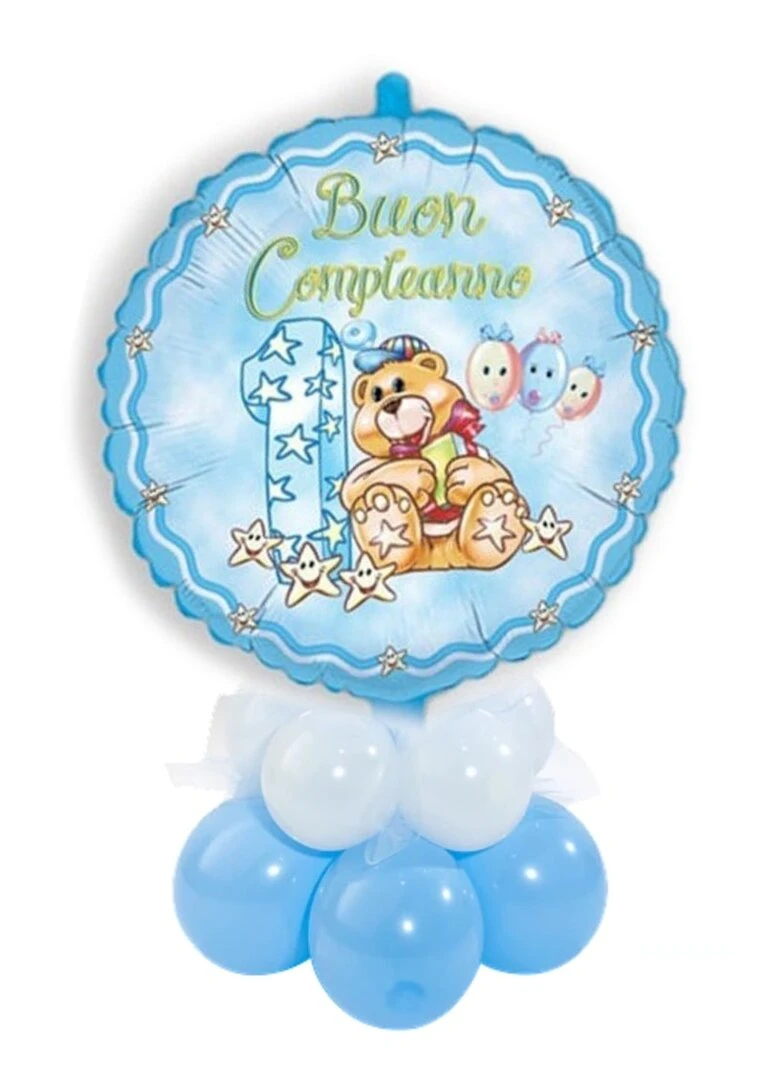 centrotavola palloncini compleanno minion