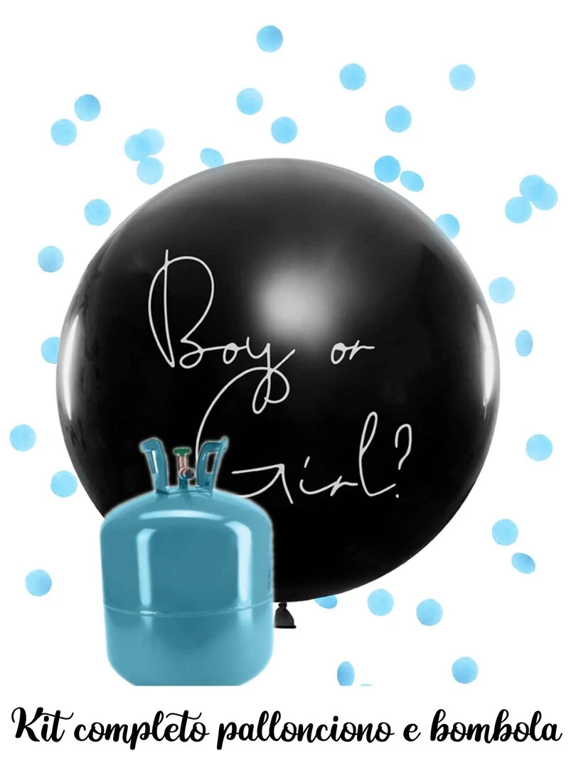 Palloncino Boy or Girl Rosa e Azzurro