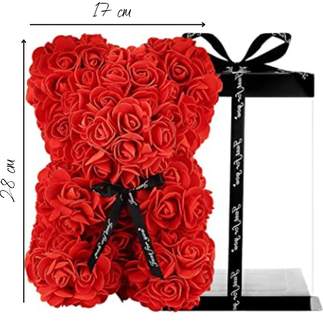 Orso Rose Rosse