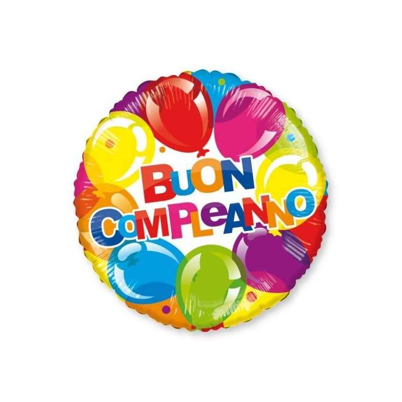 palloncini buon compleanno - Negozio festa milano,bombole elio  milano,negozio palloncini milano,bombole elio milano,bombolette elio  milano,gas elio palloncini